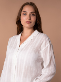 Верх піжами Brabrabra модель HOM2420004_White Фото