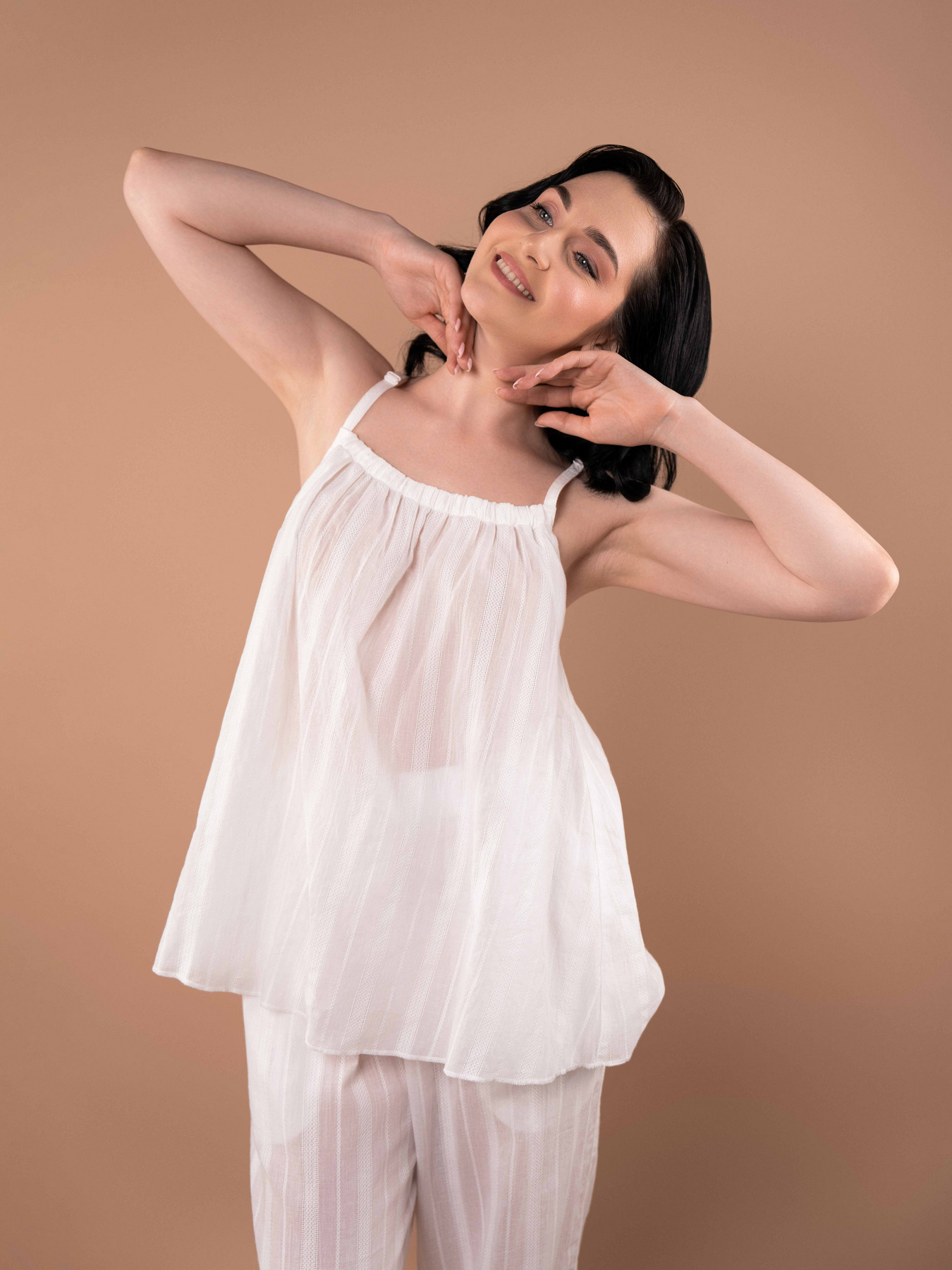 Одежда для дома и сна Brabrabra модель HOM2420006_White Фото
