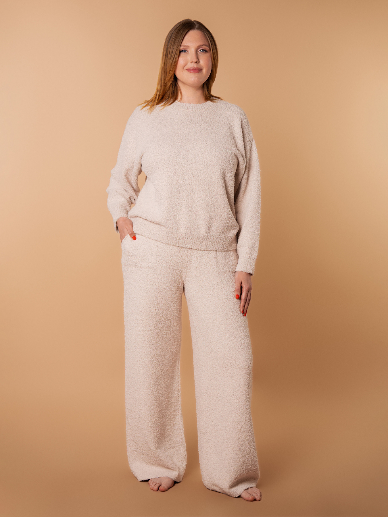 Штаны для дома Brabrabra модель HOM2422010_Pearl Фото