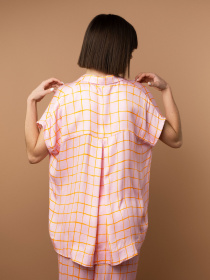 Верх пижамы Brabrabra модель HOM2423104_Check-Print Фото