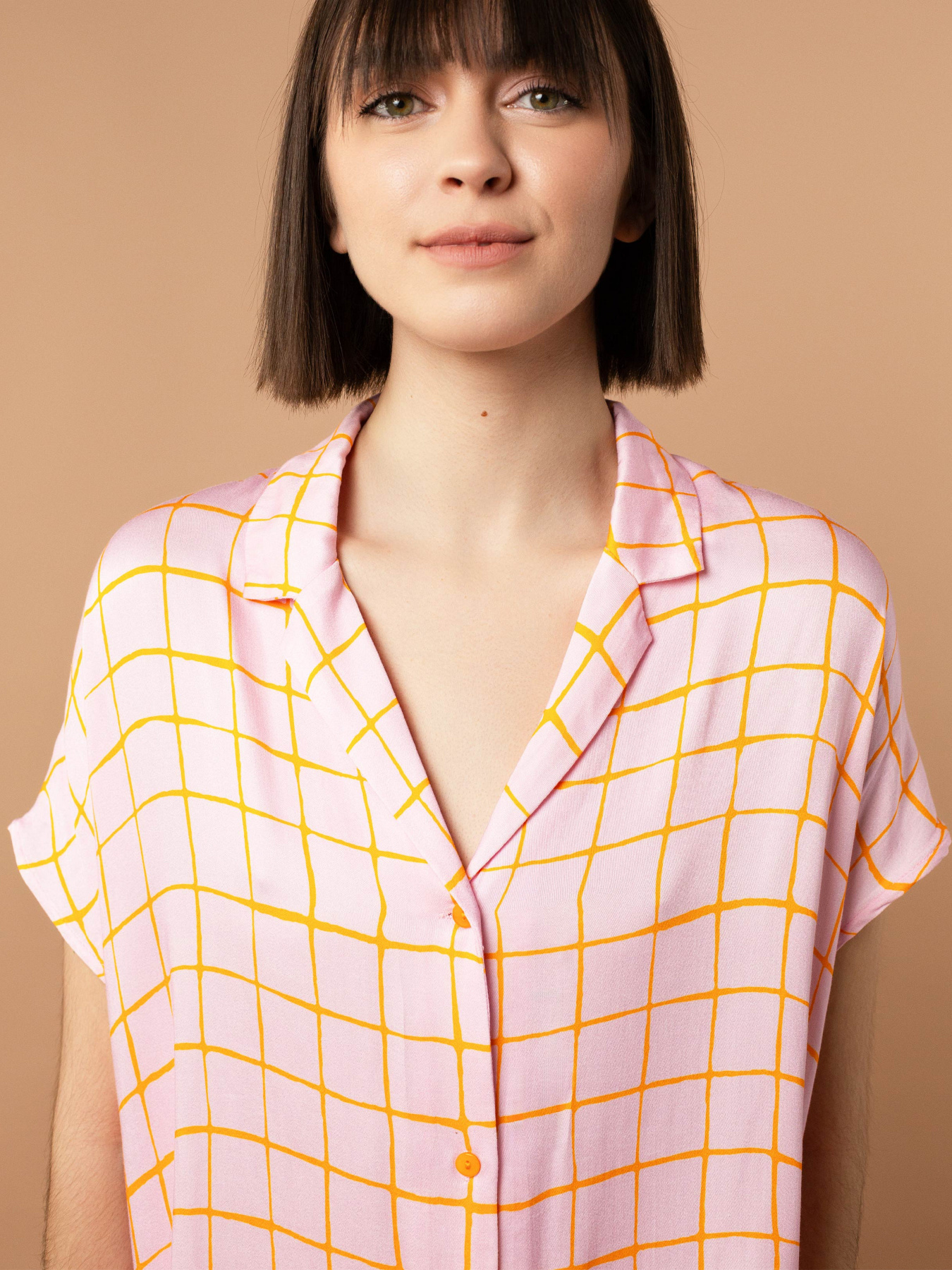 Верх пижамы Brabrabra модель HOM2423104_Check-Print Фото