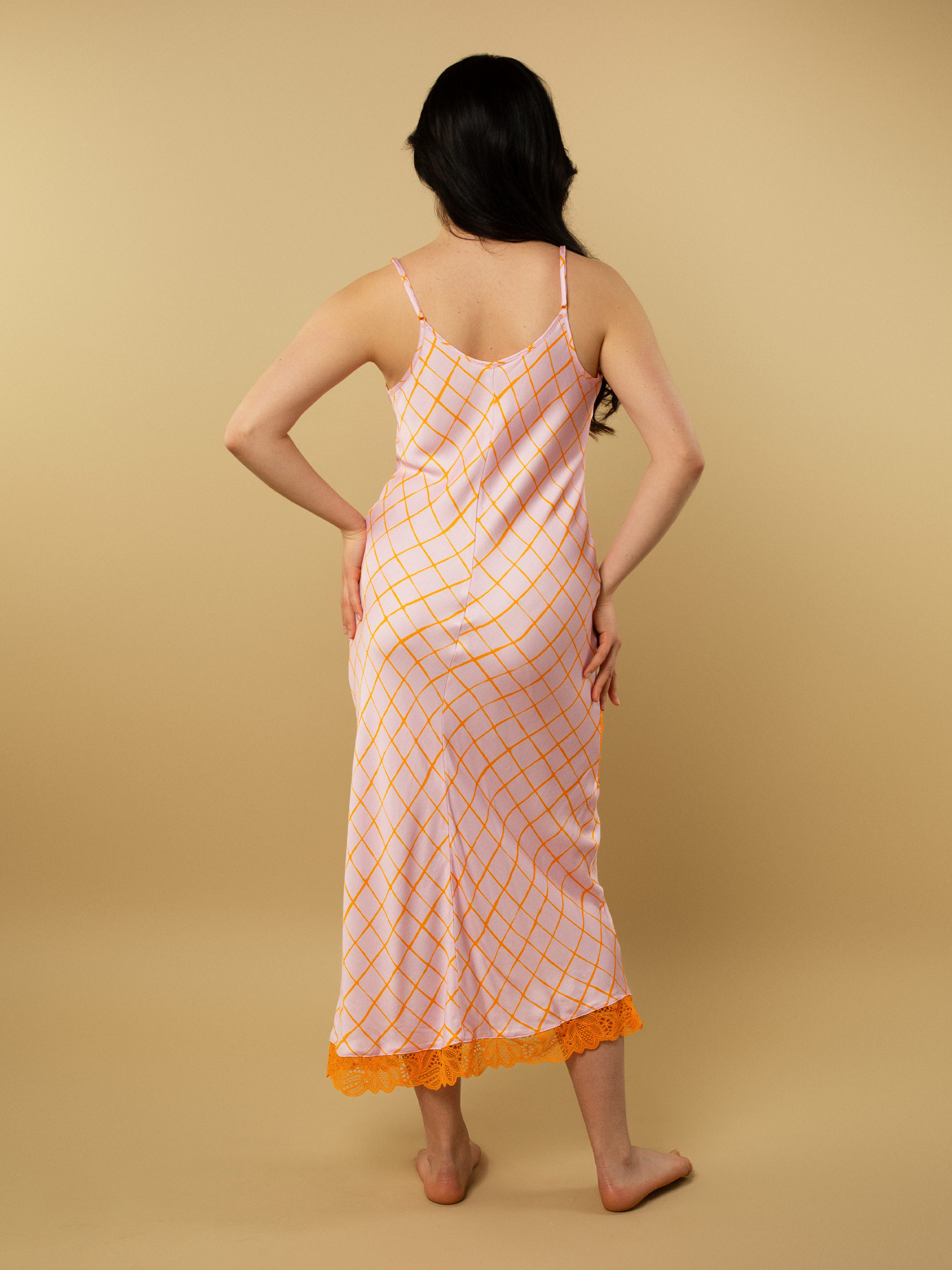 Ночная рубашка Brabrabra модель HOM2423110_Check-Print Фото