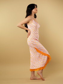 Ночная рубашка Brabrabra модель HOM2423110_Check-Print Фото