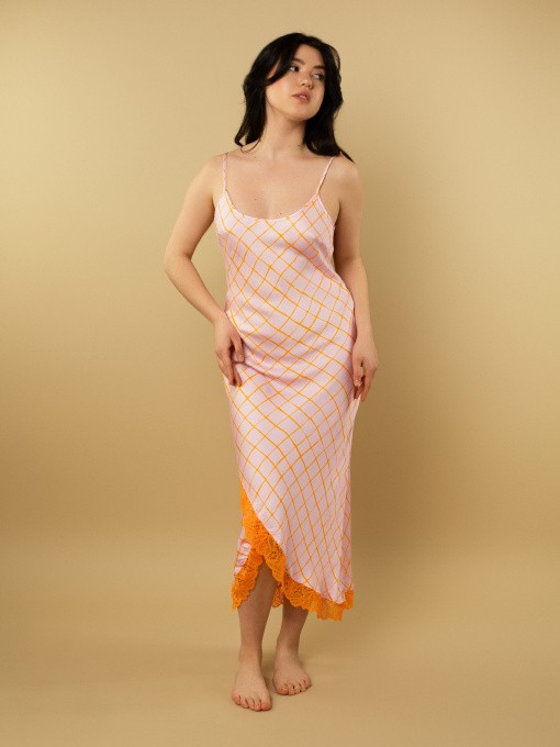 Ночная рубашка Brabrabra модель HOM2423110_Check-Print Фото