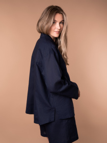 Верх пижамы Brabrabra модель HOM2424004_Dark-Blue Фото