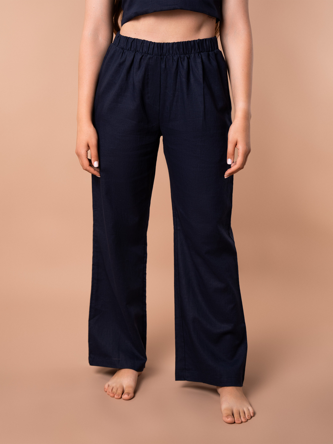 Штаны для дома Brabrabra модель HOM2424010_Dark-Blue Фото