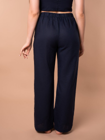 Штани для дому Brabrabra модель HOM2424010_Dark-Blue Штани для дому Brabrabra модель HOM2424010_Dark-Blue Фото