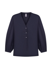 Верх пижамы Brabrabra модель HOM2424114_Dark-Blue Фото