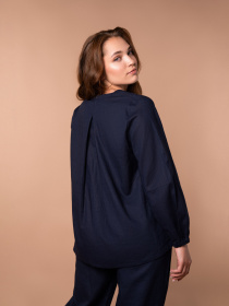 Верх пижамы Brabrabra модель HOM2424114_Dark-Blue Фото