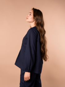 Верх піжами Brabrabra модель HOM2424114_Dark-Blue Фото