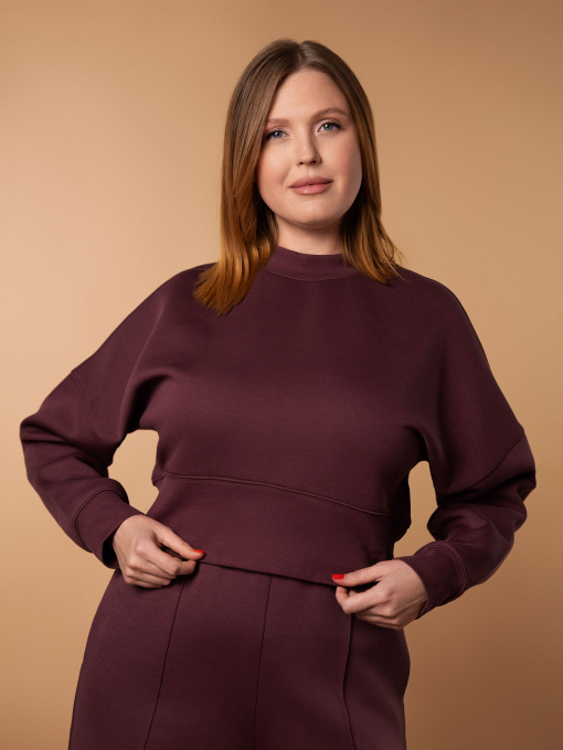 Верх пижамы Brabrabra модель HOM2425001_Mahogany Фото