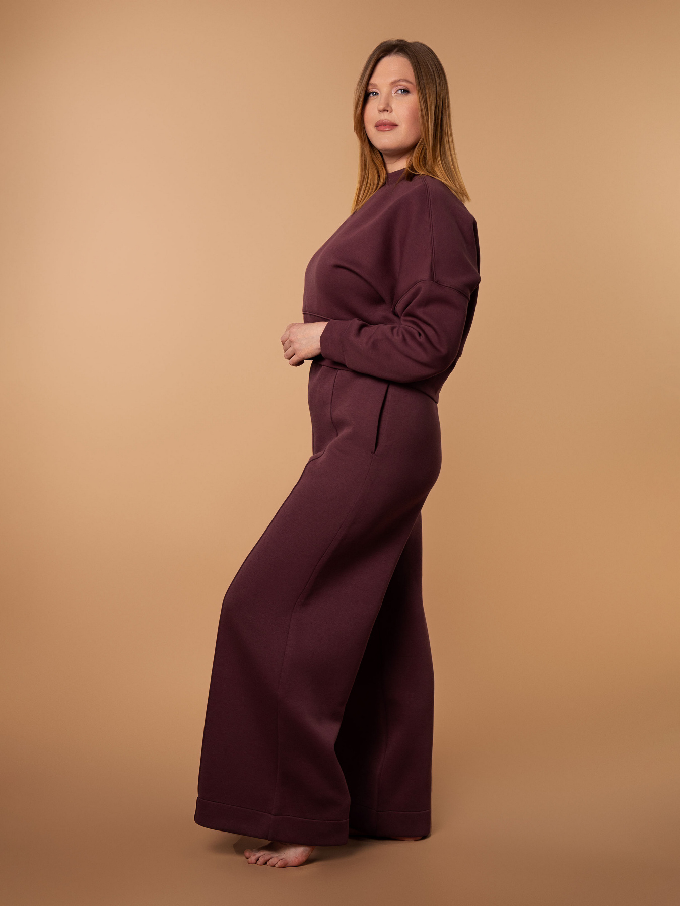 Штаны для дома Brabrabra модель HOM2425010_Mahogany Фото