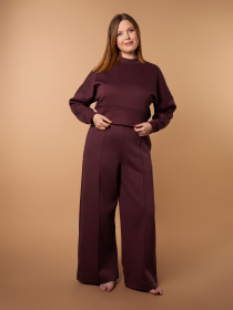 Штаны для дома Brabrabra модель HOM2425010_Mahogany Фото