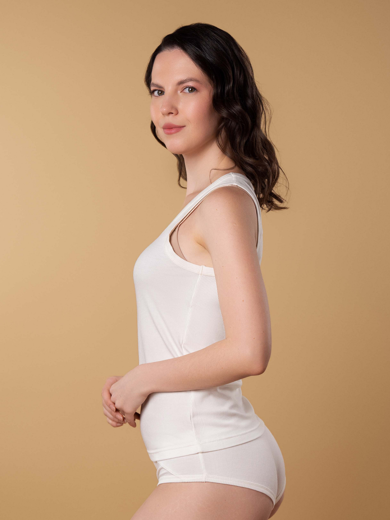 Майка для дому Brabrabra модель HOM25303015_Ivory Фото