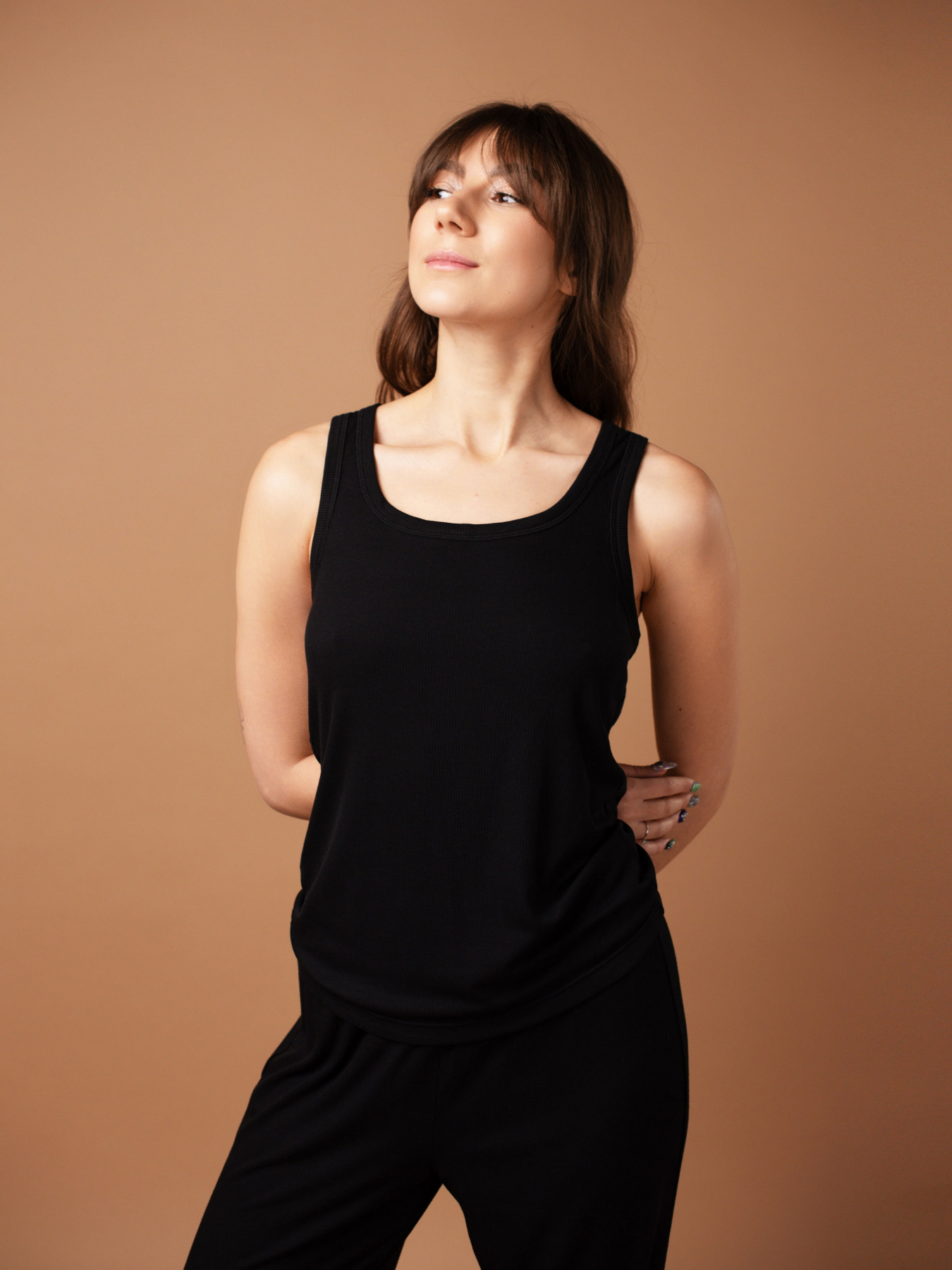 Майка для дому Brabrabra модель HOM25303015_Black Фото