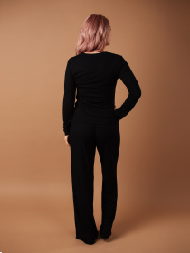 Штаны для дома Brabrabra модель HOM25313010_Black Фото