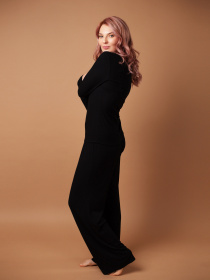 Штани для дому Brabrabra модель HOM25313010_Black Фото