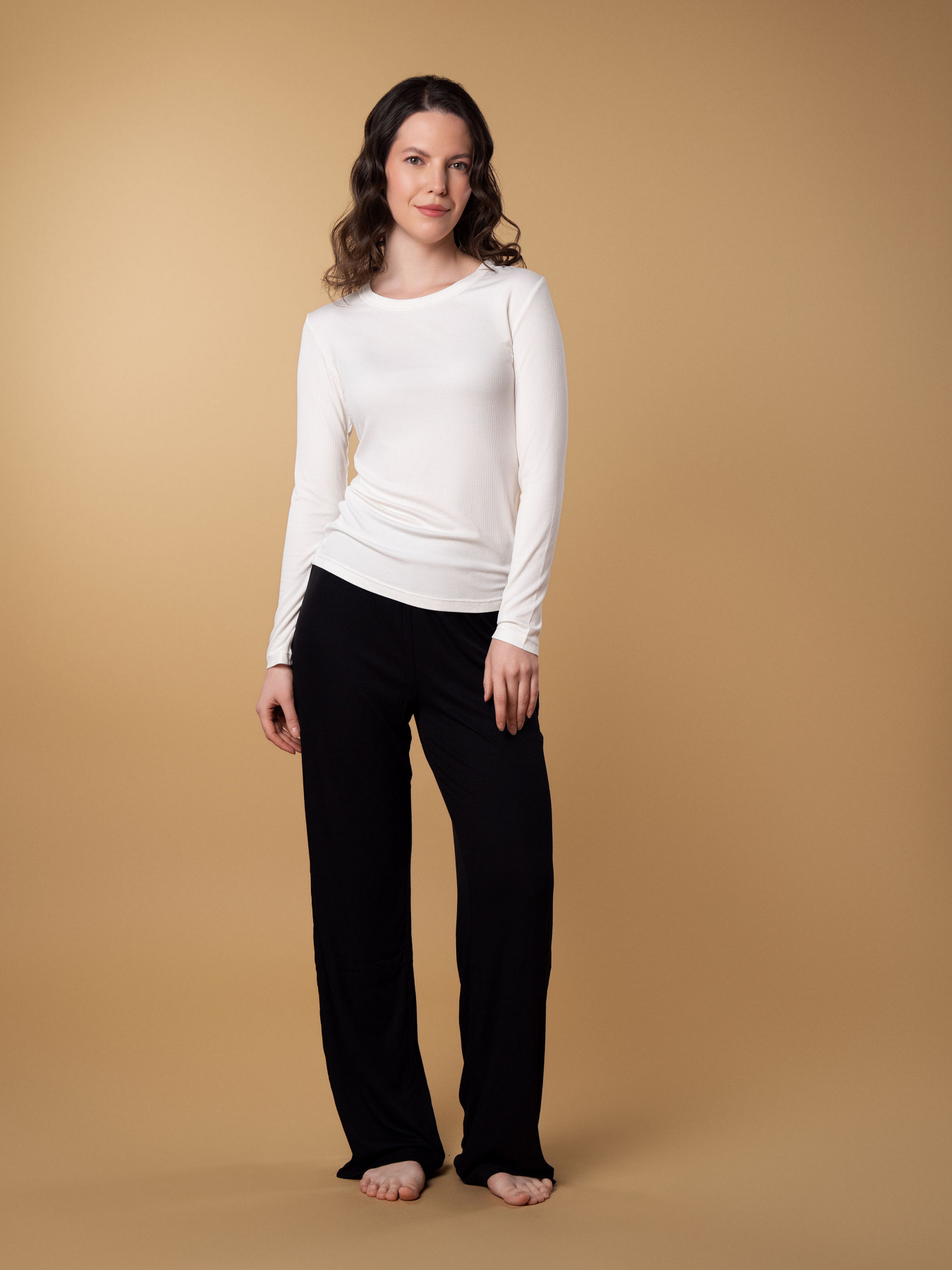 Верх пижамы Brabrabra модель HOM25313042_Ivory Фото