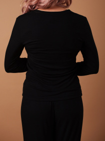 Верх пижамы Brabrabra модель HOM25313042_Black Верх пижамы Brabrabra модель HOM25313042_Black Фото