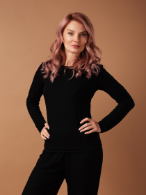 Одяг для дому та сну Brabrabra модель HOM25313042_Black Фото