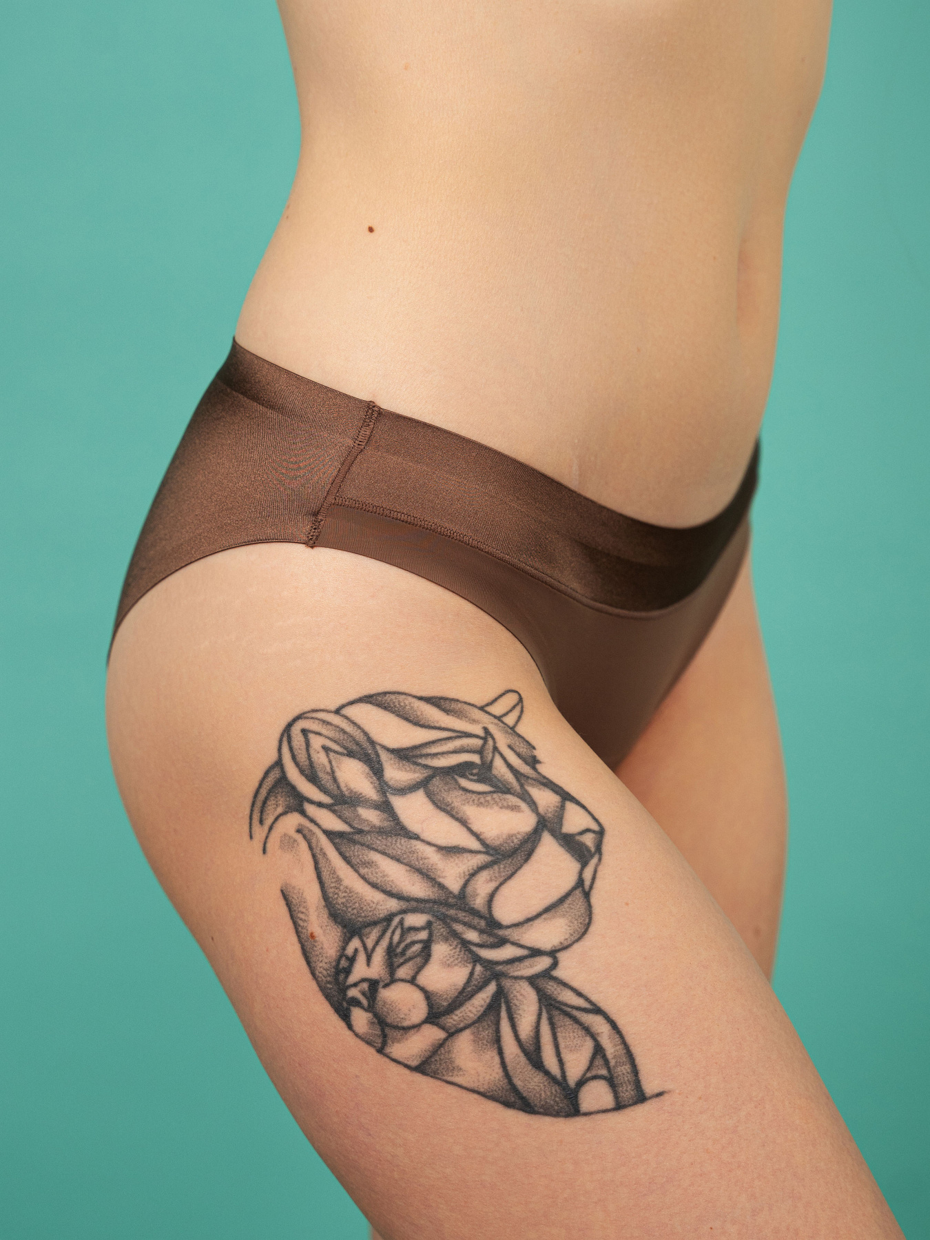 Трусы Brabrabra модель SLZ24202201_Dark-Brown Фото