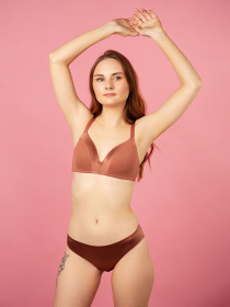 Трусы Brabrabra модель SLZ24202301_Terracotta Фото