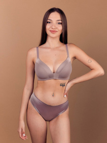 Трусы Brabrabra модель SLZ24202303_Gray-Lilac Фото