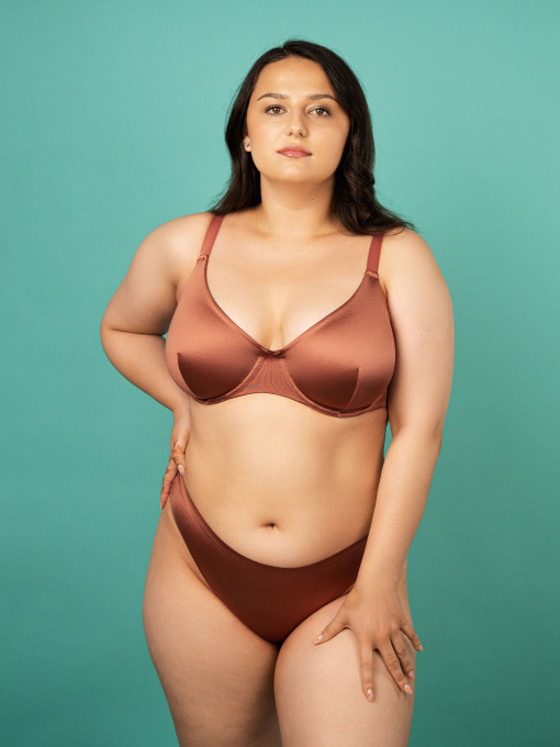 Трусы Brabrabra модель SLZ24202305_Terracotta Фото