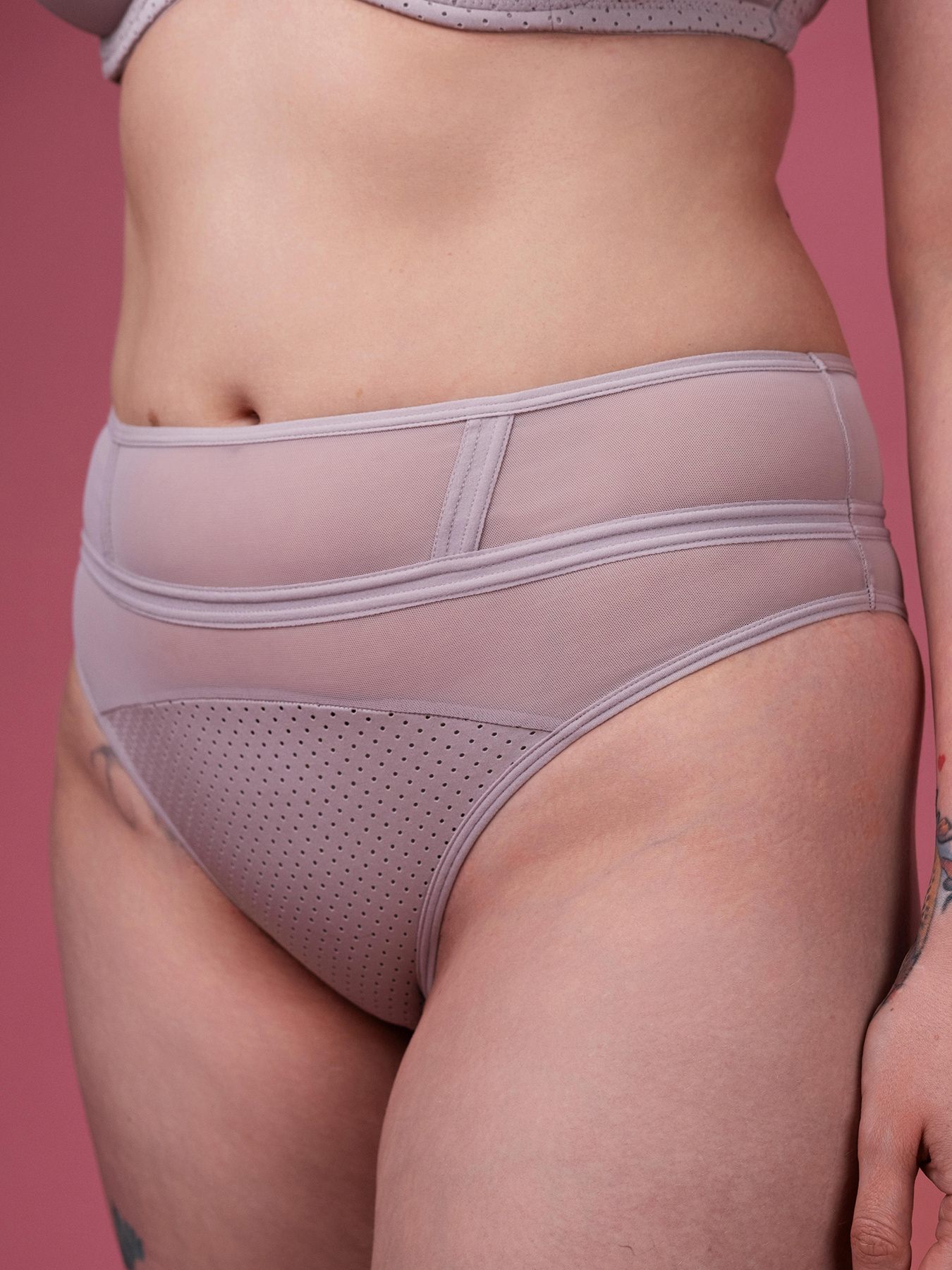 Труси Brabrabra модель SLZ24702121_Gray-Lilac Фото