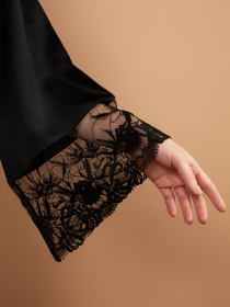 Пеньюар Brabrabra модель SLZ25805001_Black Фото