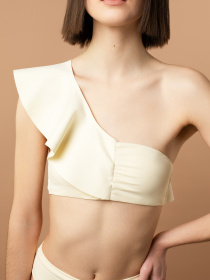 Верх купальника Brabrabra модель SO246631_ivory Фото