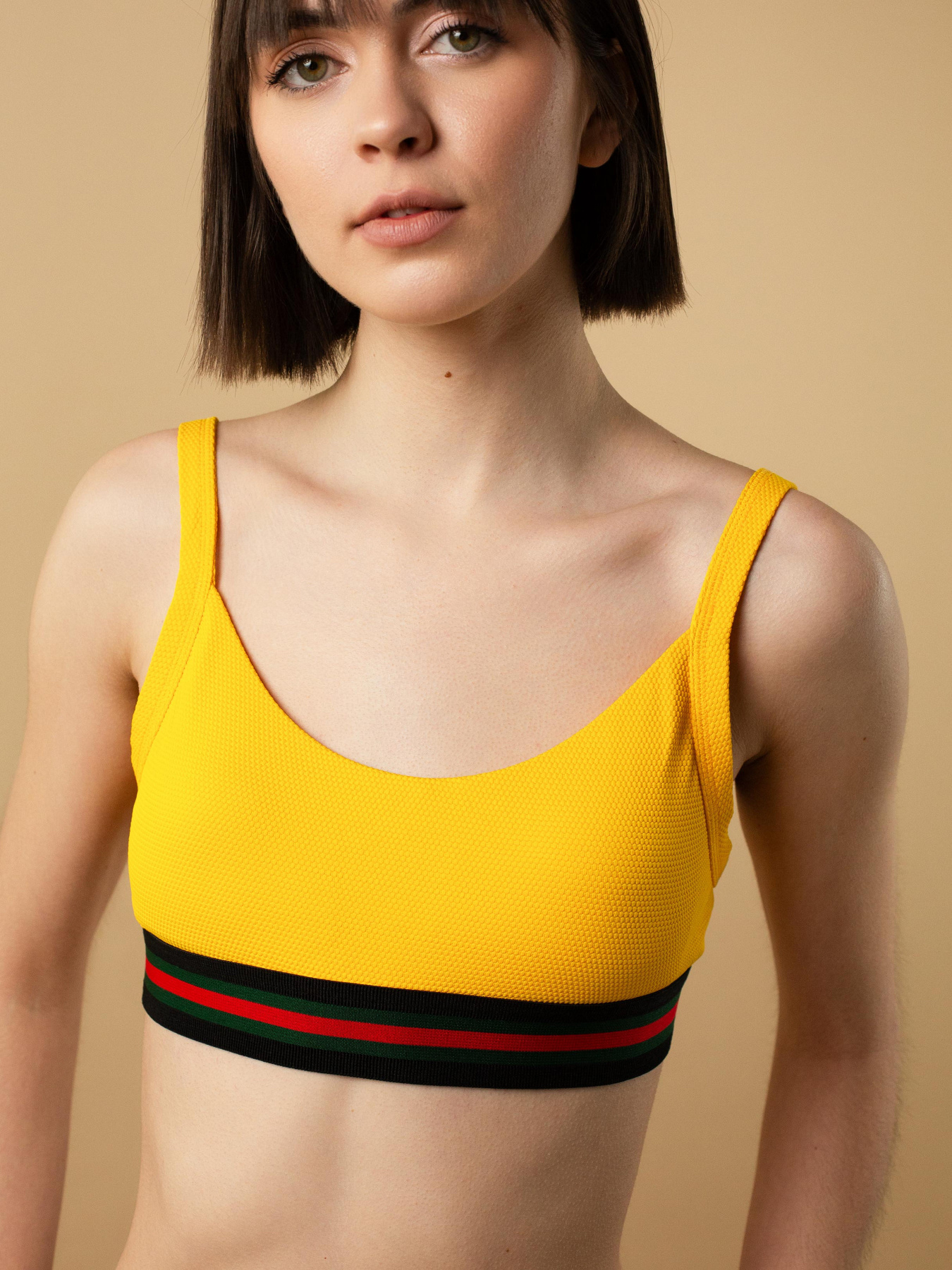 Верхня частина купальника Brabrabra модель SO246818_yellow Фото