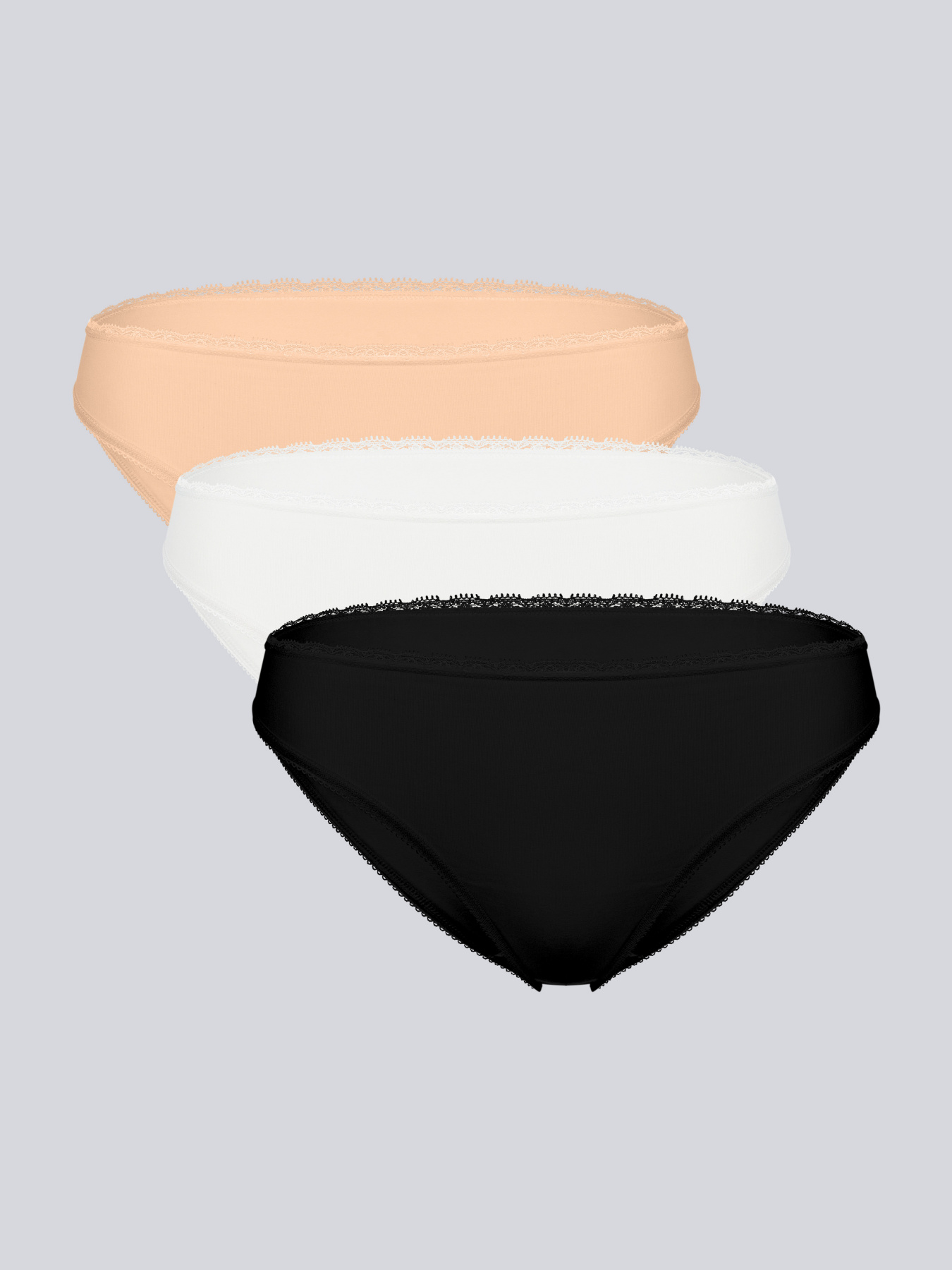 Набор трусов Brabrabra модель SLZ26902001_beige.black.white Набор трусов Brabrabra модель SLZ26902001_beige.black.white Фото