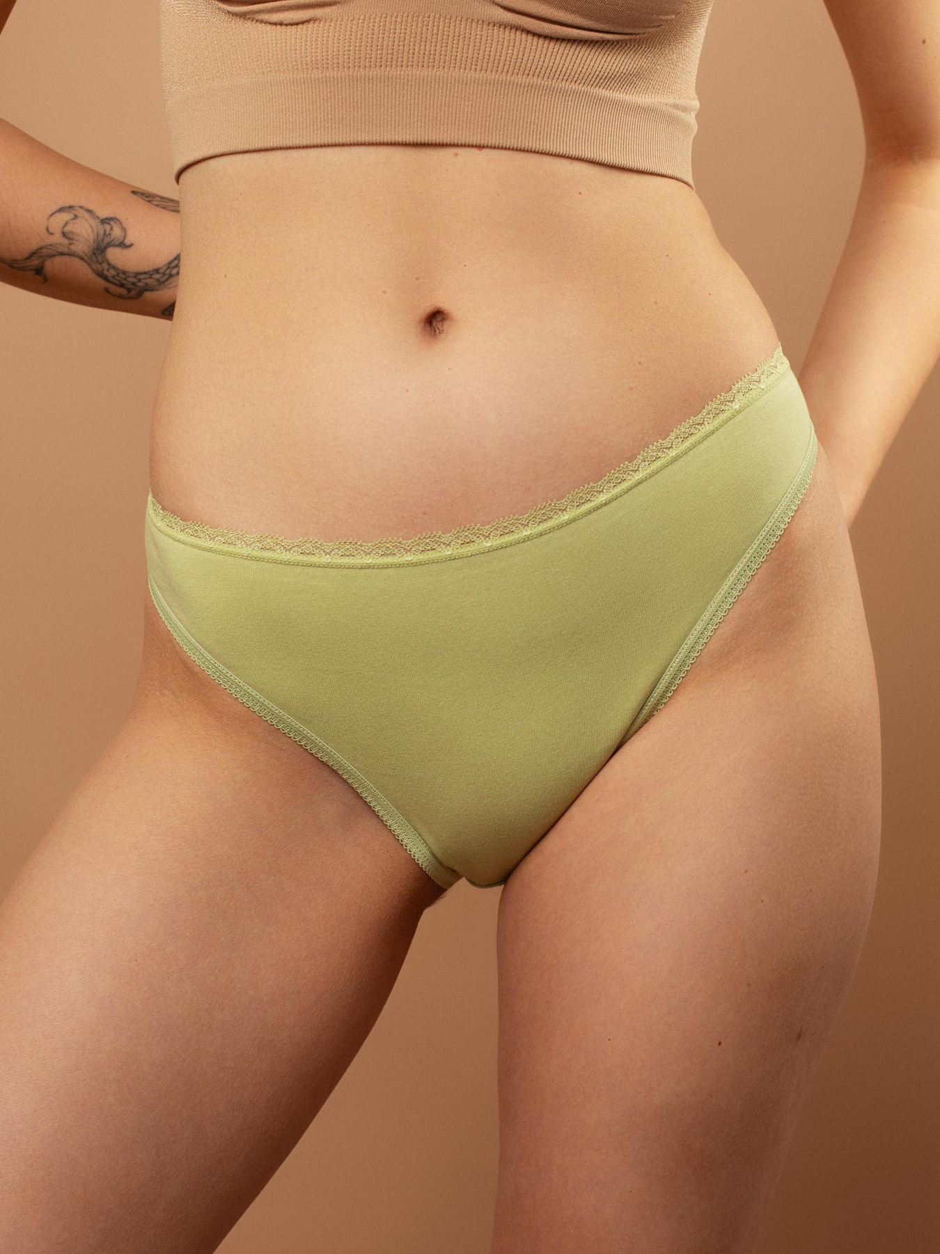 Набор трусов Brabrabra модель SLZ26902001_beige.black.khaki Фото