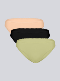 Набор трусов Brabrabra модель SLZ26902001_beige.black.khaki Фото