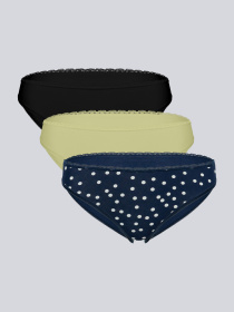 Набір трусів Brabrabra модель SLZ26902001_khaki.black.print Фото