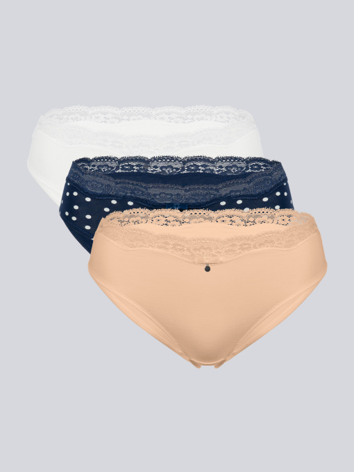 Набор трусов Brabrabra модель SLZ26902011_print.beige.white Фото