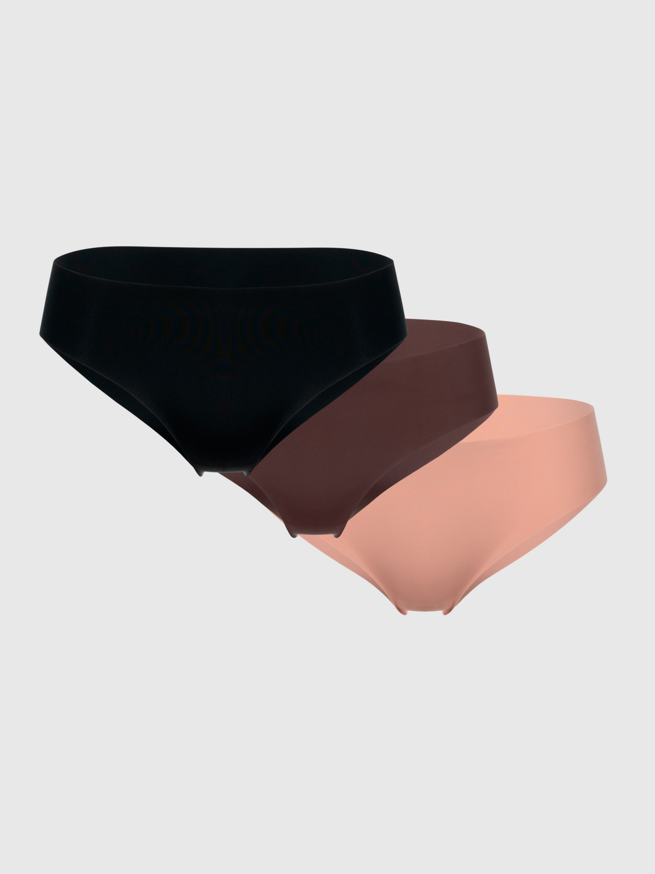 Набор трусов Brabrabra модель SLZ26702001_3_black.taupe.dark-nude Фото