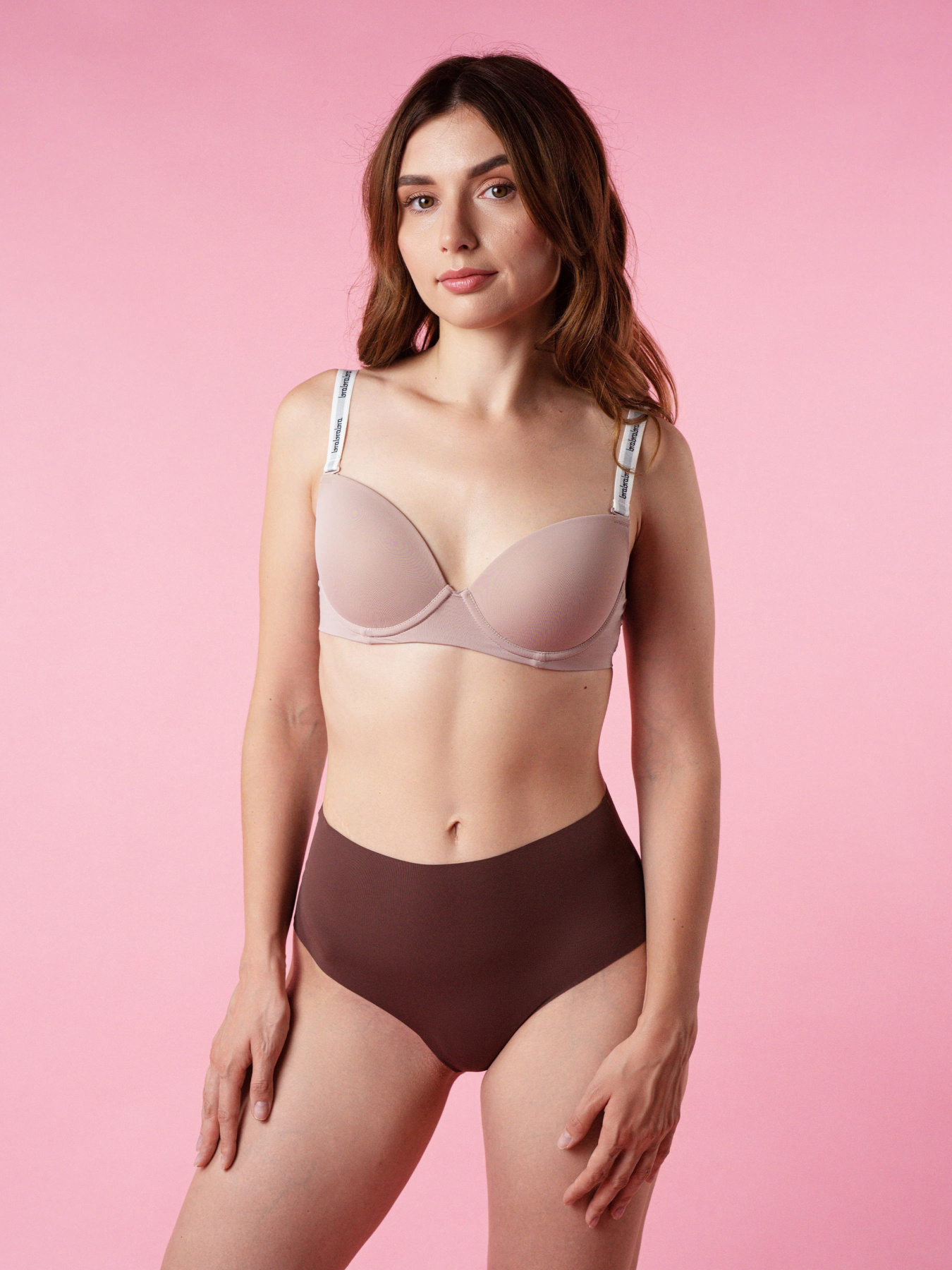 Набір трусів Brabrabra модель SLZ26702104_3_black.taupe.dark-nude Фото