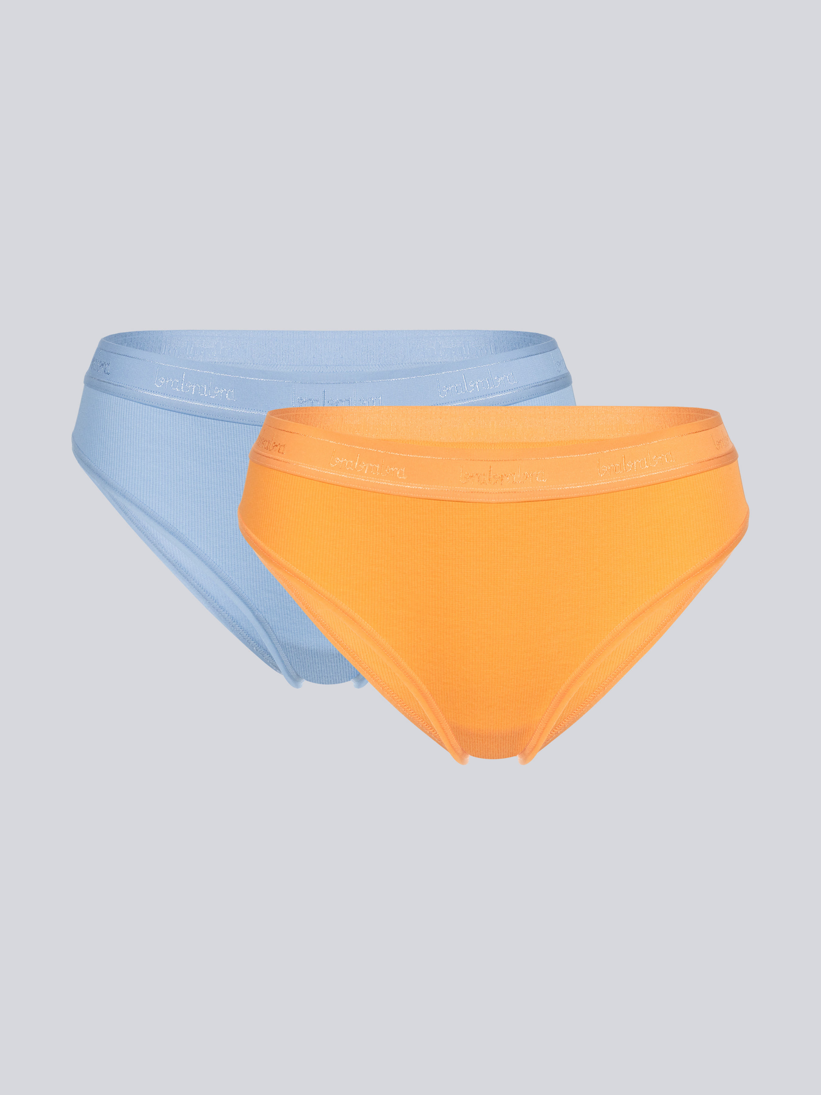 Бавовняний Жіночий Набір трусів brabrabra  (SLZ26802001_2_nectarine.blue) колір мультиколор