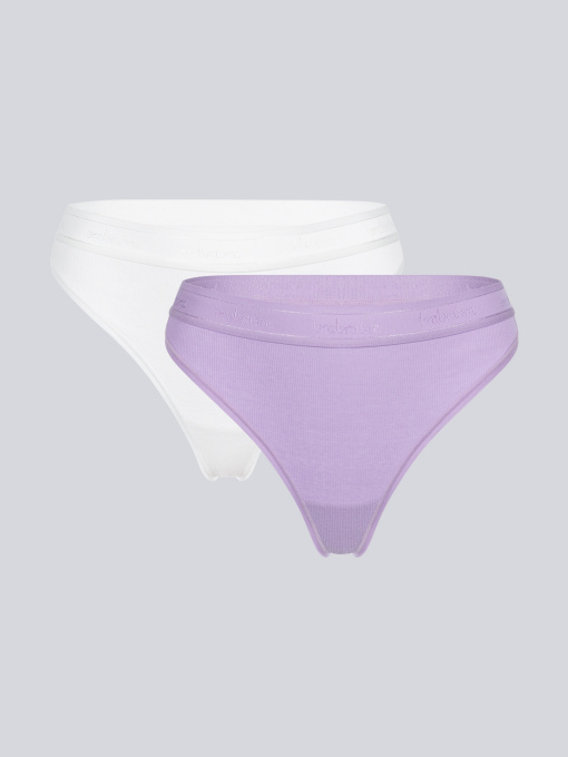 Набір трусів Brabrabra модель SLZ26802002_2_white.lilac Фото