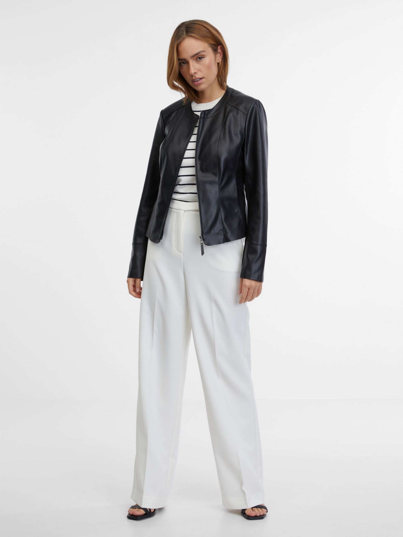 Шкіряна куртка Orsay модель 0800172-660000 Фото