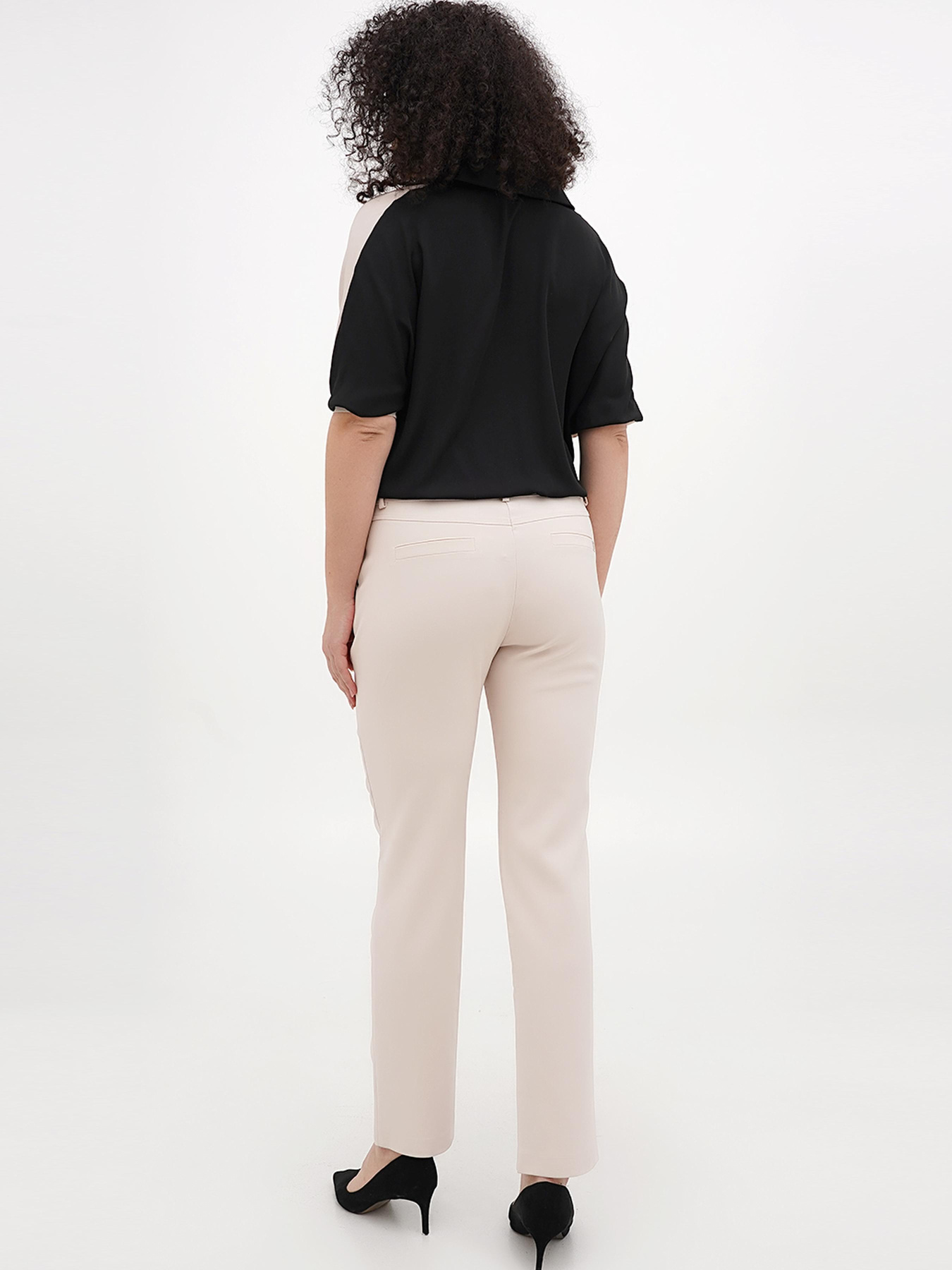 Штани повсякденні Sassofono модель A271-SF-4086_молочный Фото