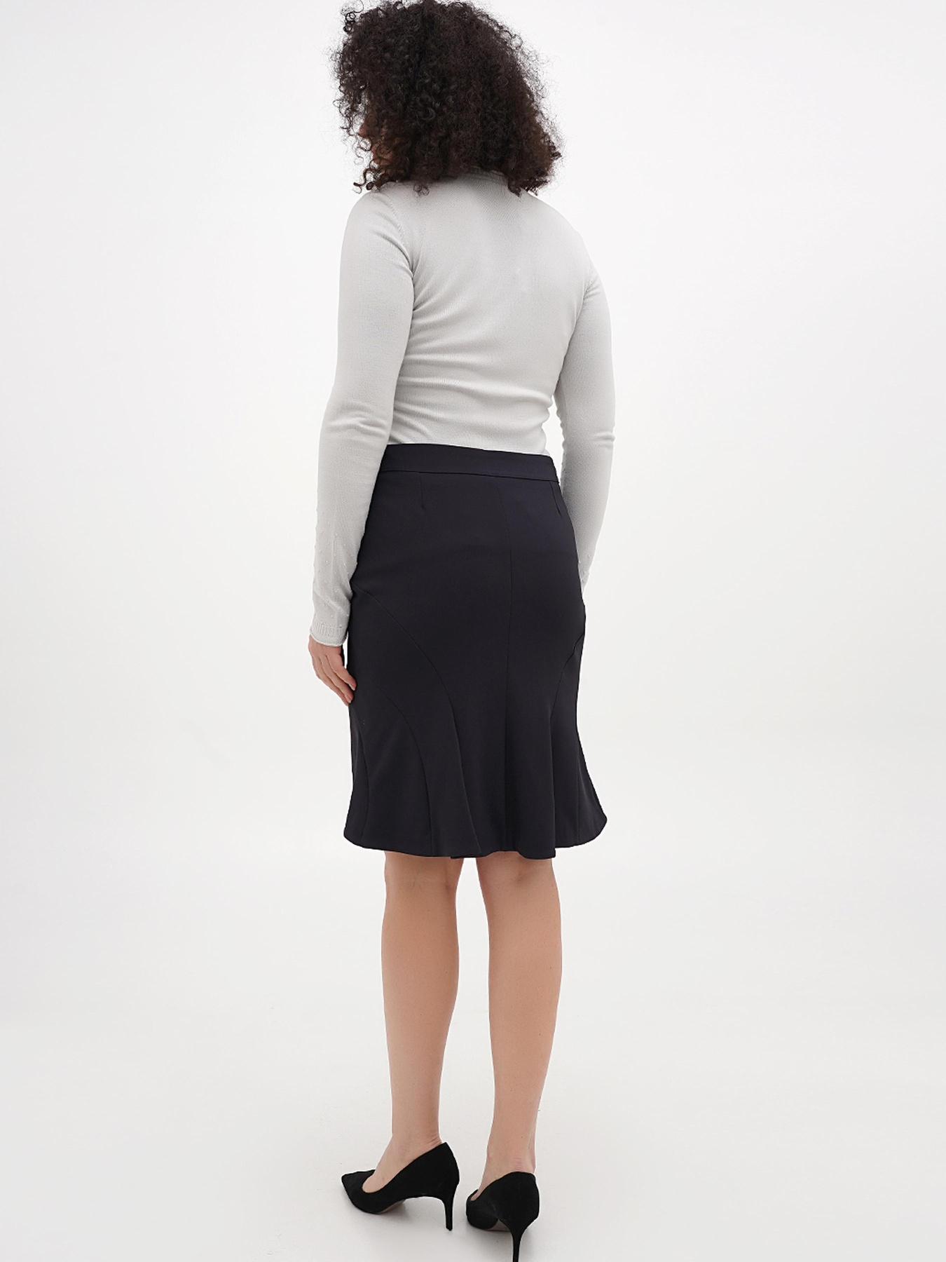 Юбка мини Sassofono модель A271-SF-2427_фиолетовый Фото