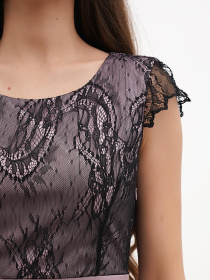 Сукня міні Sassofono модель A271-SC-2450_сиреневый Фото