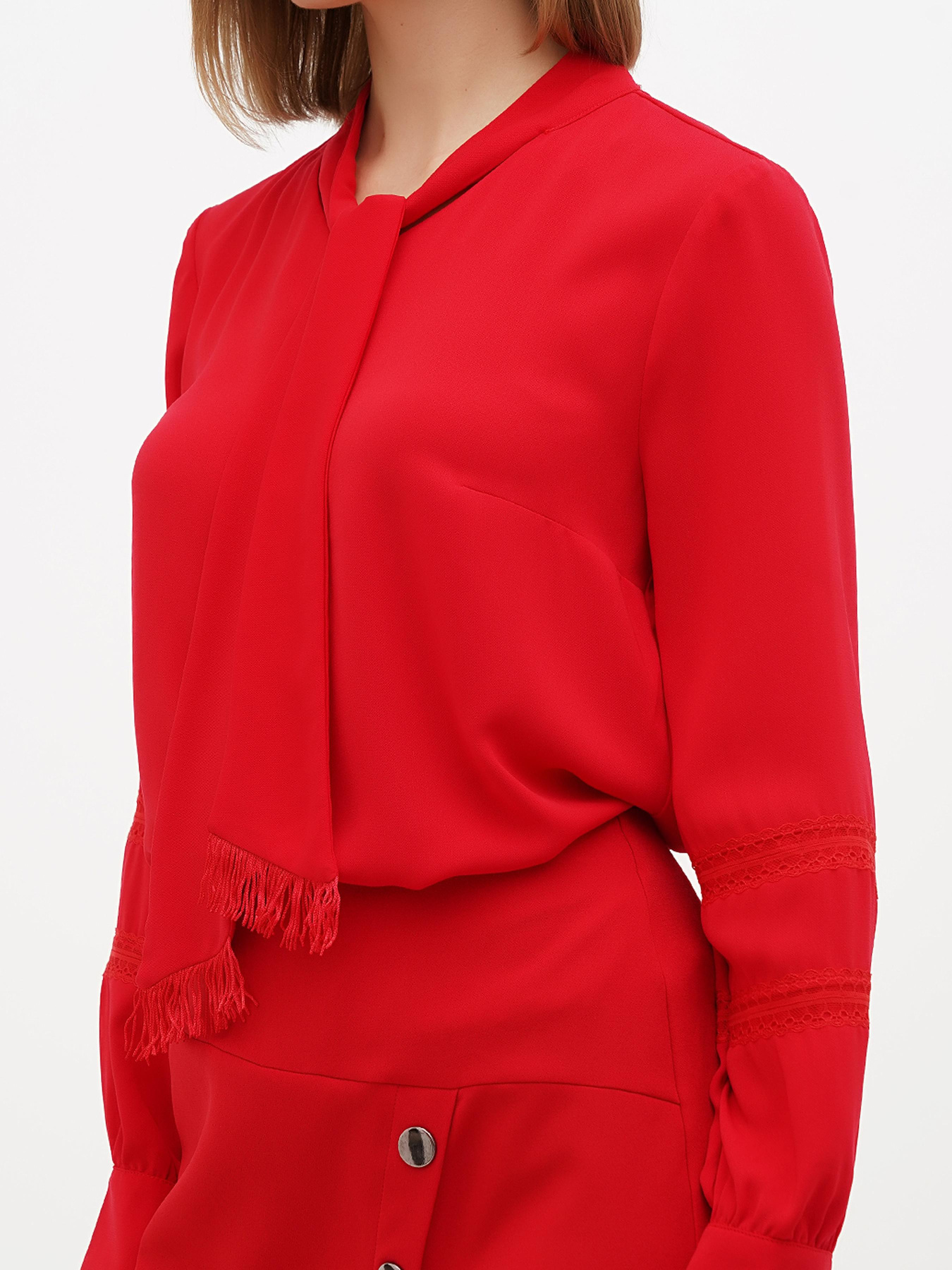 Блуза Sassofono модель A271-SF-1865_красный Фото