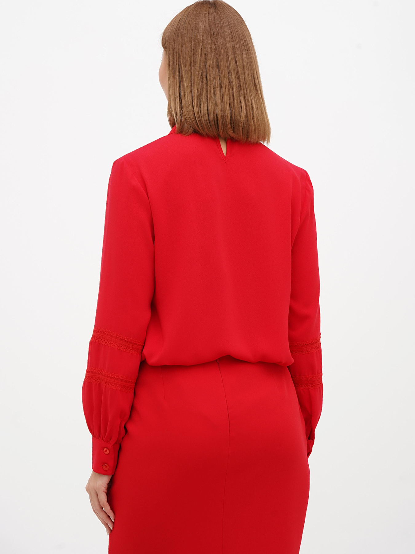 Блуза Sassofono модель A271-SF-1865_красный Фото