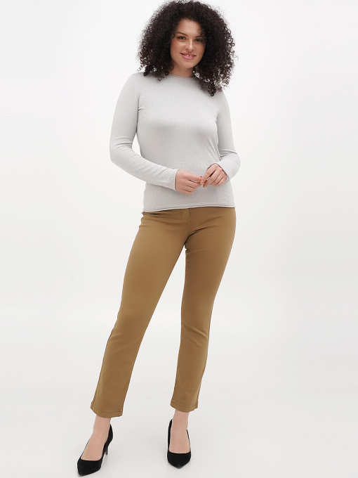 Скинни джинсы Sassofono модель A271-SF-2532_темно_бежевый Фото