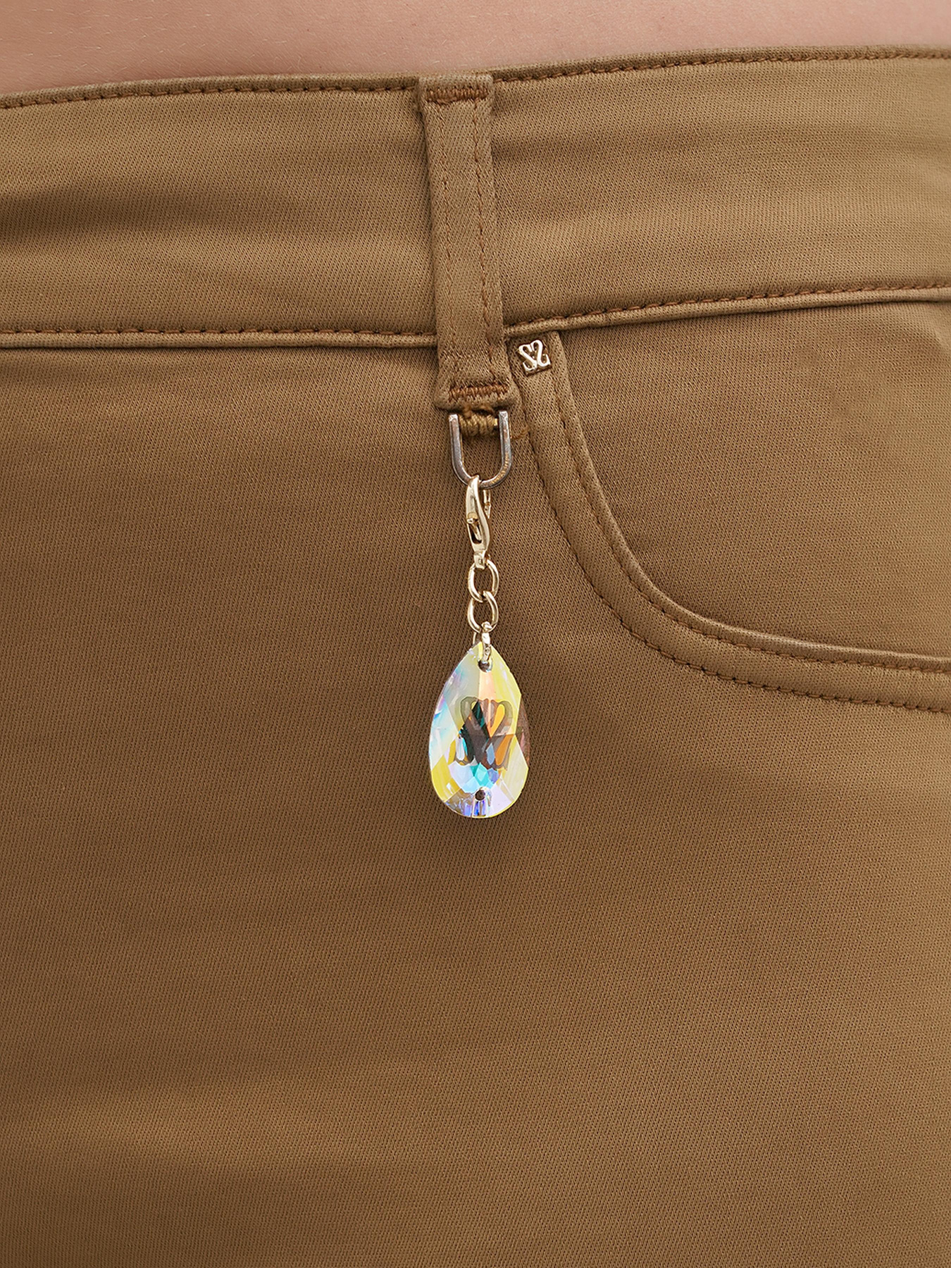 Скіні джинси Sassofono модель A271-SF-2532_темно_бежевый Фото