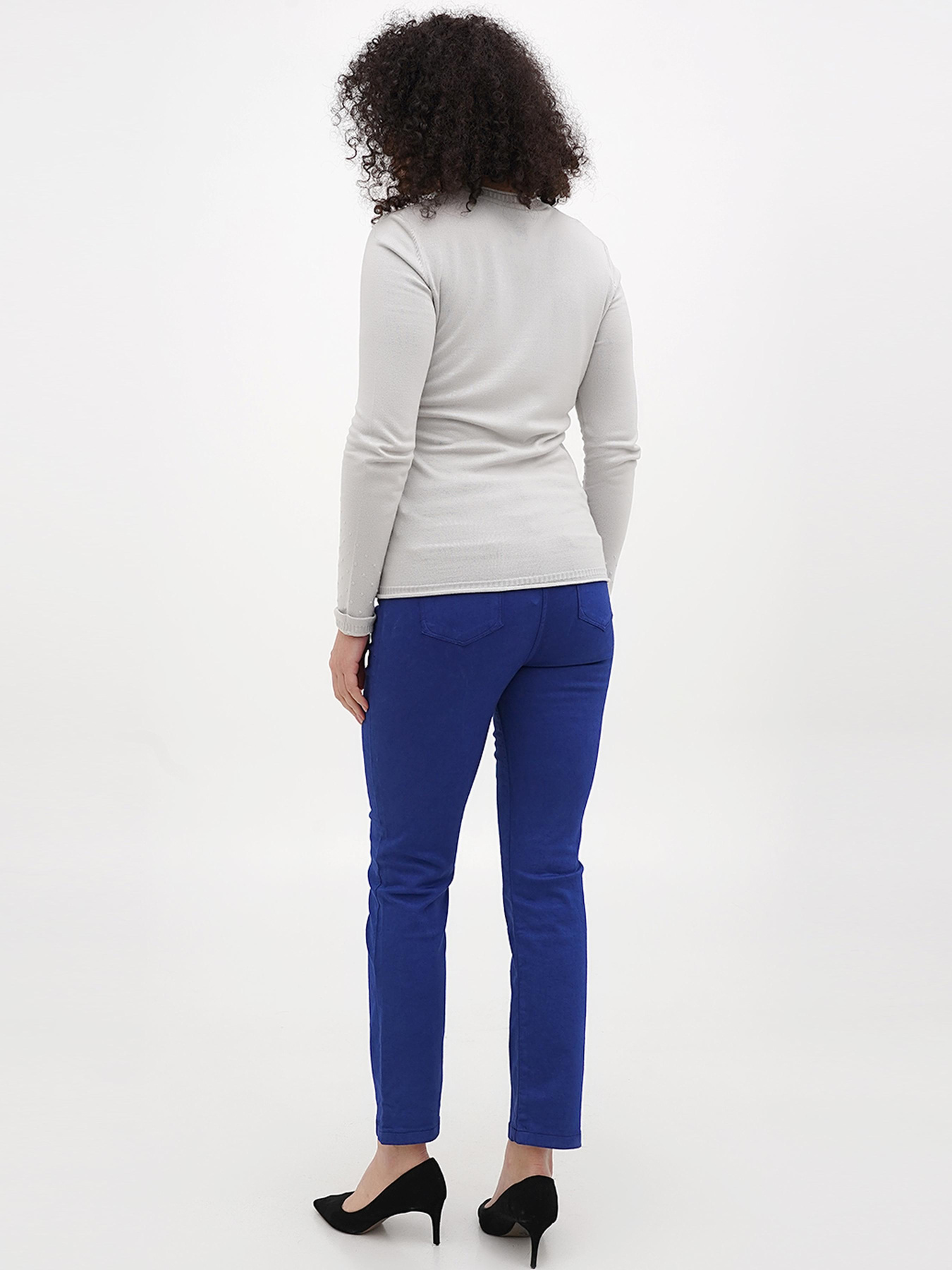 Скіні джинси Sassofono модель A271-SF-2532_электрик_синий Скіні джинси Sassofono модель A271-SF-2532_электрик_синий Фото